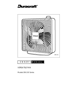 Handleiding Duracraft DB-101 Ventilator