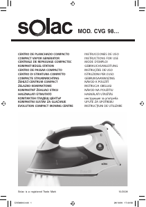 Manual Solac CVG9805 Fier de călcat