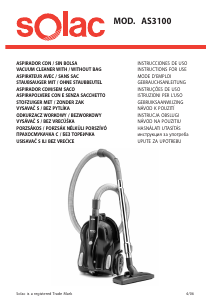 Manual Solac AS3100 Enara Aspirator