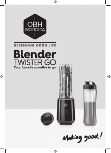 Brugsanvisning OBH Nordica 7740 Twister Go Blender