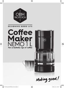 Brugsanvisning OBH Nordica OP1218S0 Nemo Kaffemaskine