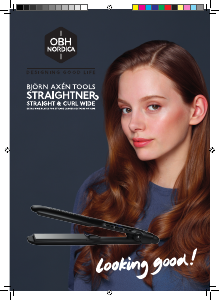 Brugsanvisning OBH Nordica 3055 Björn Axén Straight & Curl Wide Glattejern