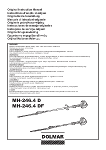 Bruksanvisning Dolmar MH-246.4D Häcksax