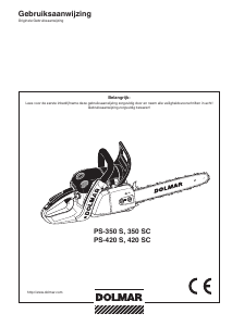 Handleiding Dolmar PS420SC-40 Kettingzaag