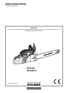 Handleiding Dolmar PS6100-45 Kettingzaag