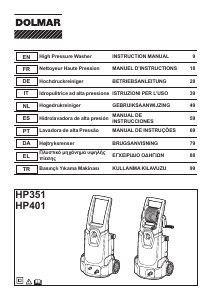 Εγχειρίδιο Dolmar HP401 Πλυντήριο πίεσης