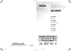 Mode d’emploi Clarion DB358RMP Autoradio