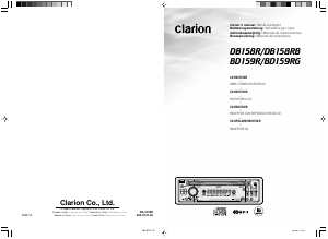 Mode d’emploi Clarion DB158R Autoradio