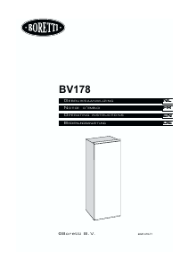 Manual Boretti BV178 Freezer