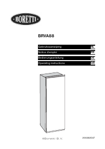 Bedienungsanleitung Boretti BRVA88 Kühlschrank