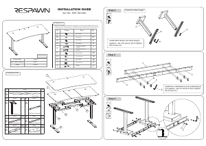 Handleiding Respawn RSP-1063-BLK Bureau