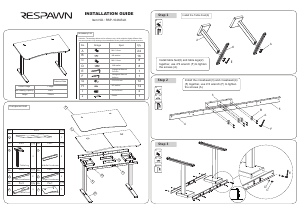 Handleiding Respawn RSP-1048-BLK Bureau