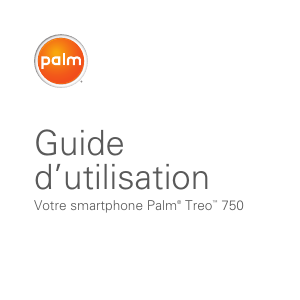 Mode d’emploi Palm Treo 750 Téléphone portable