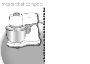 Rokasgrāmata Tefal QB200140 Masterchef Compact Stacionārs mikseris