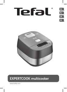 Руководство Tefal RK802B32 Expertcook Рисоварка