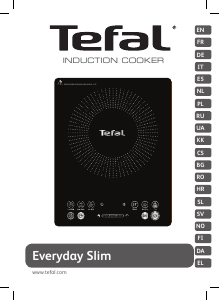 Руководство Tefal IH210840 Everyday Slim Варочная поверхность