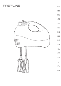 Instrukcja Tefal HT41313E PrepLine Mikser ręczny