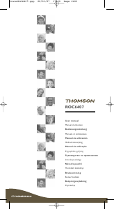 Mode d’emploi Thomson ROC6407 Télécommande