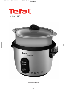 Vadovas Tefal RK100831 Classic 2 Ryžių viryklė