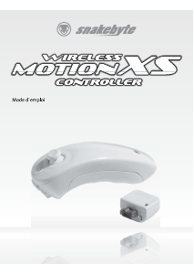 Mode d’emploi Snakebyte Wireless Motion XS (Wii) Contrôleur de jeu