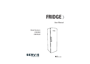 Bruksanvisning Servis LF60185JW Kylskåp