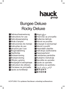 Brugsanvisning Hauck Bungee Deluxe Skråstol