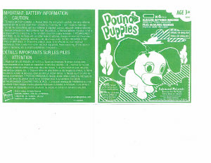 Handleiding Hasbro Pound Puppies Rebound McLeigh