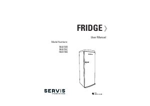 Bruksanvisning Servis R60170R Kylskåp