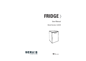 Bruksanvisning Servis UL55W Kylskåp