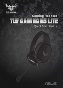 Brugsanvisning Asus TUF Gaming H5 Lite Headset