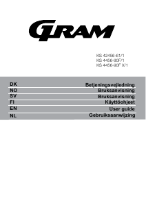 Bruksanvisning Gram KS 4456-90 F/1 Kjøleskap