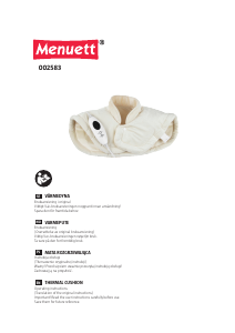 Bruksanvisning Menuett 002-583 Värmedyna