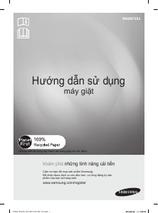 Hướng dẫn sử dụng Samsung WA90F5S3QRW/SV Máy giặt