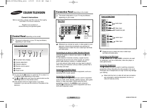 Manual Samsung CS-21Z57MN Television