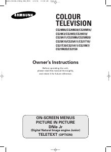 Bruksanvisning Samsung CS-29M6PQ TV