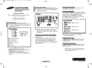 Bruksanvisning Samsung CS-29Z57ML TV