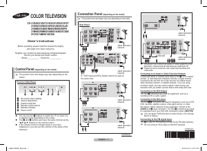 Bruksanvisning Samsung CS21A551ML TV