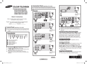 Bruksanvisning Samsung CS21A530FL TV
