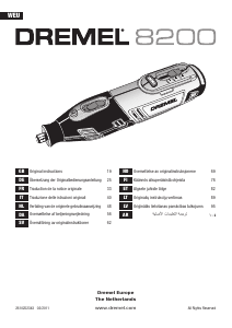 Bedienungsanleitung Dremel 8200 Multifunktionswerkzeug