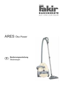 Handleiding Fakir Ares Oko Power Stofzuiger