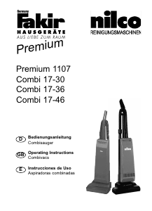 Manual Fakir Premium 1107 Vacuum Cleaner