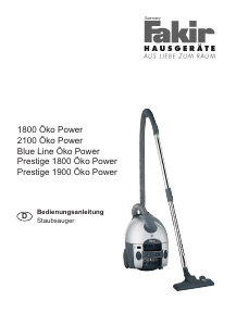 Bedienungsanleitung Fakir Prestige 1800 Oko Power Staubsauger