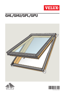 Manual Velux GHL Fereastră de acoperiș