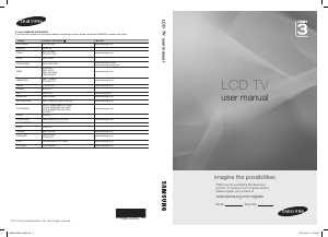 Bruksanvisning Samsung LA19C350D1 LCD TV