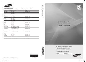 Handleiding Samsung LA26C350D1 LCD televisie