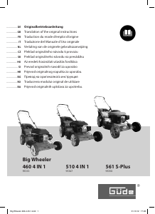 Bedienungsanleitung Güde 460 Big Wheeler Rasenmäher