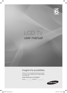 Bruksanvisning Samsung LA32C650L1M LCD TV