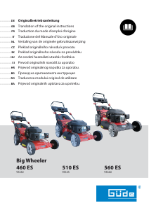 Manual Güde 560 ES Big Wheeler Lawn Mower