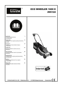 Handleiding Güde 1600 E Eco Wheeler Grasmaaier