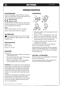 Bruksanvisning Biltema 18-193 Ørepropper